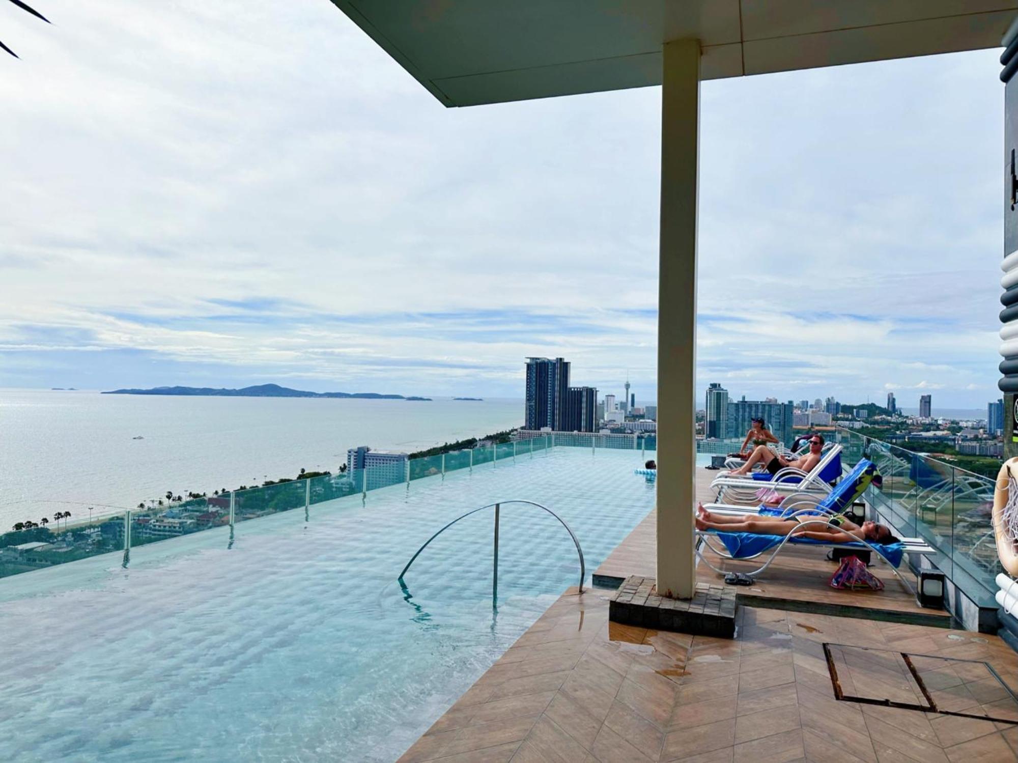 芭提雅高层海景奢华公寓the Riviera Jomtien生香家直达海滩2704 외부 사진