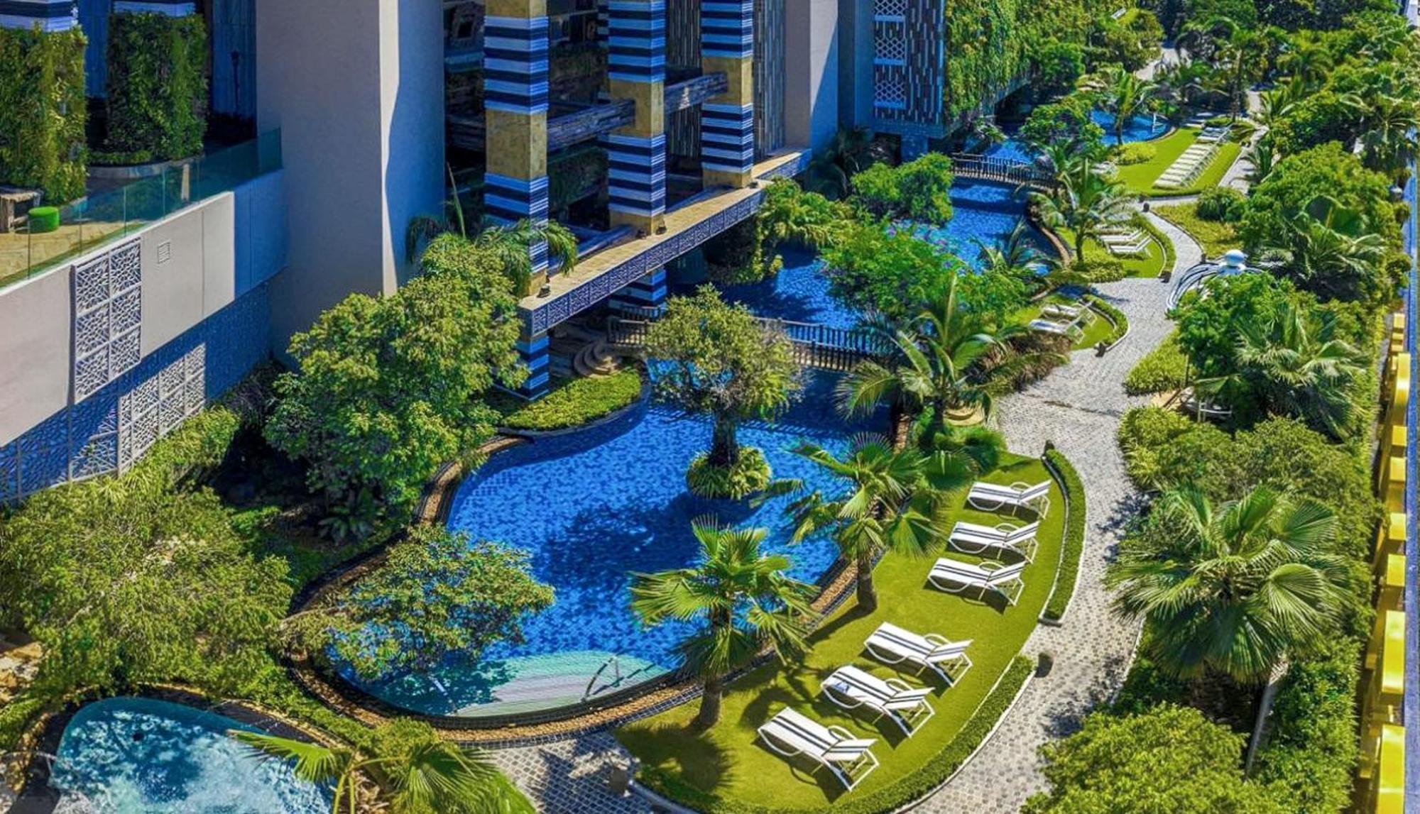 芭提雅高层海景奢华公寓the Riviera Jomtien生香家直达海滩2704 외부 사진