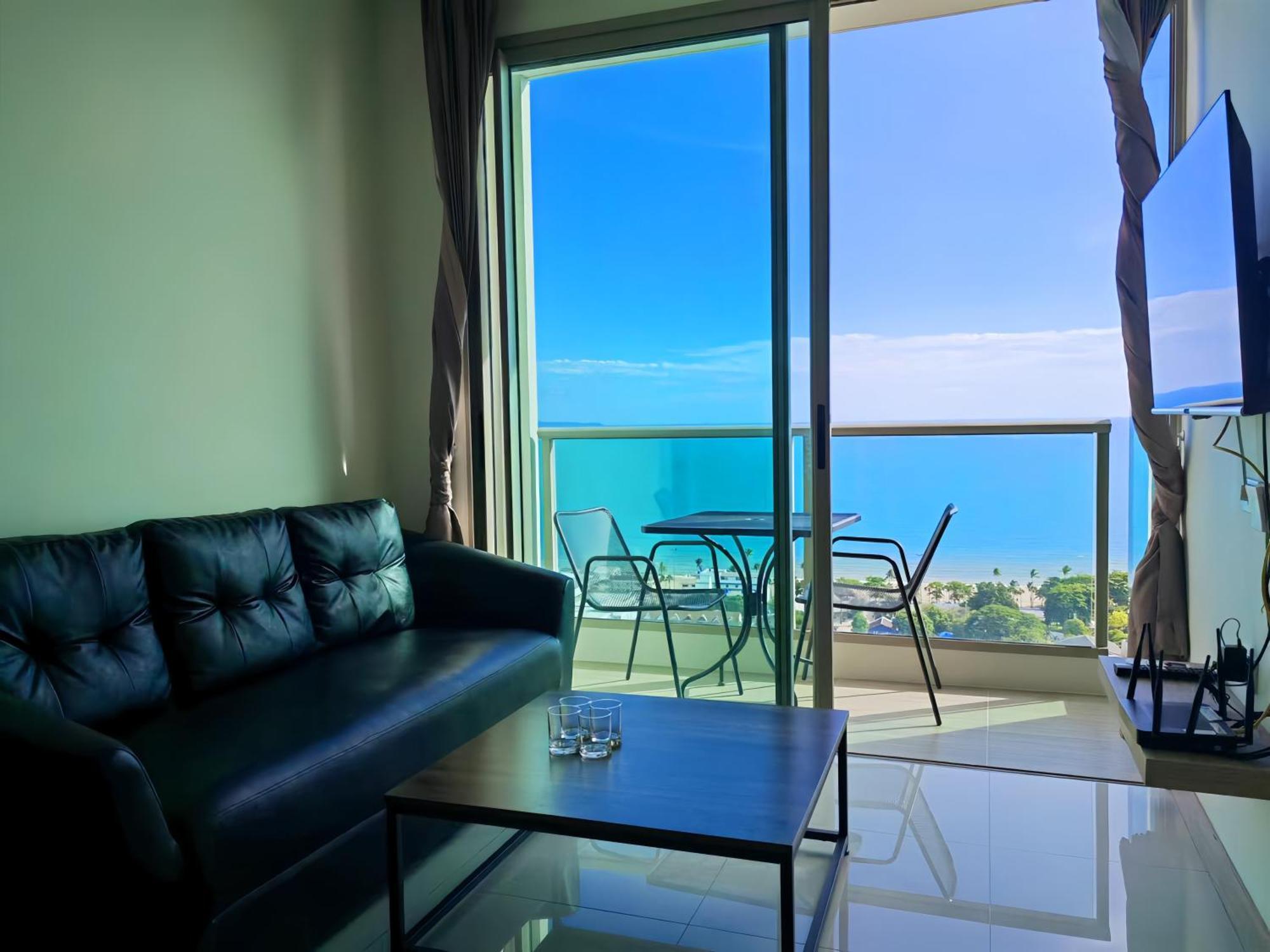 芭提雅高层海景奢华公寓the Riviera Jomtien生香家直达海滩2704 외부 사진